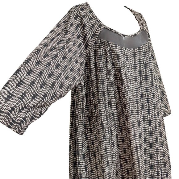 Catherine's Blouse SZ 2X Thick Neckline Accents Fairy Chic - Picture 4 of 6